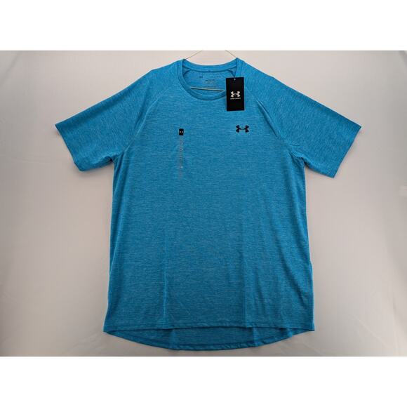 NWT Under Armour Men's UA Tech 2.0 Short Sleeve T-Shirt in Capri size Large - Picture 1 of 5